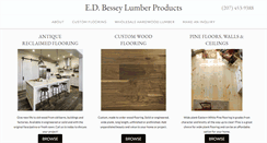 Desktop Screenshot of besseylumber.com